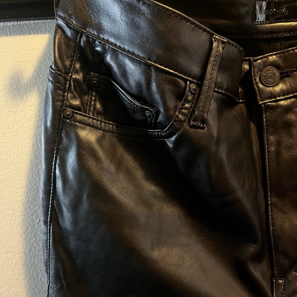 Mother Faux Leather Pants - Picture 4 of 6